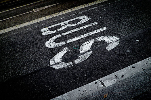 交通标志,道路,巴塞罗那,加泰罗尼亚,西班牙
