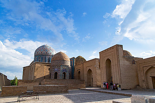 乌兹别克斯坦-撒马尔罕的谢赫静达陵