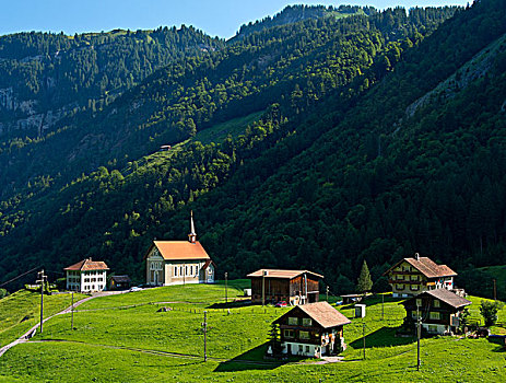乡村,施维茨,瑞士,欧洲