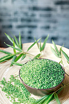 绿色有机竹香米