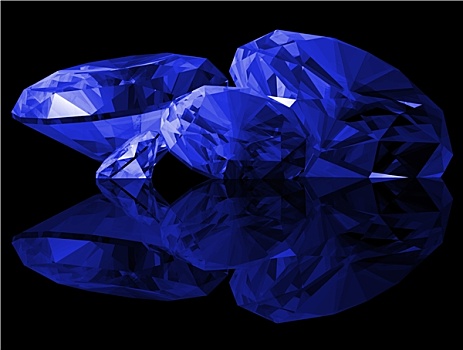 蓝宝石,宝石,隔绝