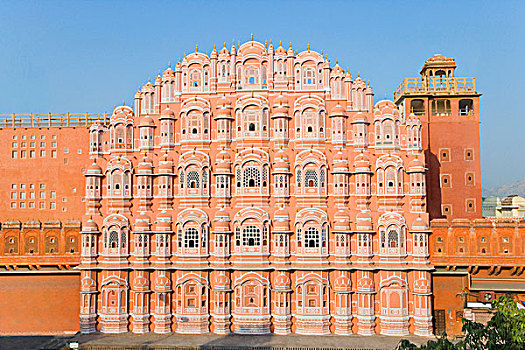 建筑,宫殿,风之宫,斋浦尔,拉贾斯坦邦,印度