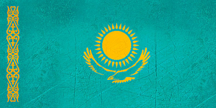 低劣,哈萨克斯坦,旗帜