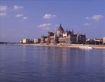 国会大厦,多瑙河,布达佩斯,匈牙利,欧洲