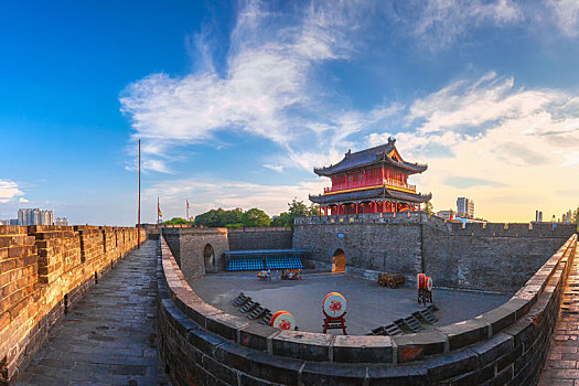 日里,荆州,古城墙,壮观