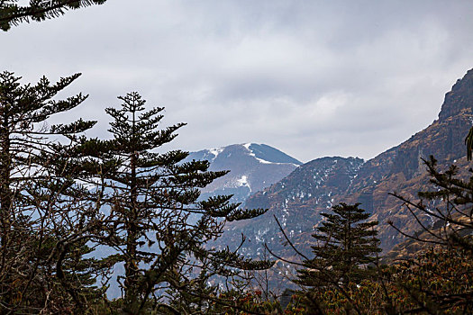 昆明,禄劝,轿子雪山,山峰