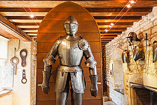 英格兰,肯特郡,城堡,展示,中世纪,护甲,武器