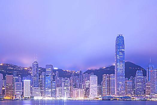 香港天际线夜景