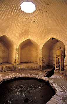水池,地下室,驿站,亚兹德,省,伊朗
