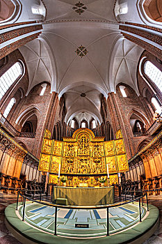 罗斯基勒,大教堂,丹麦,欧洲