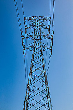 高压电塔建筑景观