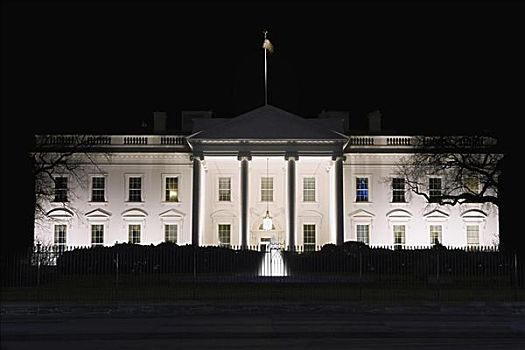 建筑,政府建筑,白宫,华盛顿特区,美国