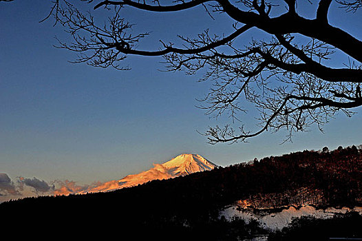 富士山晨曦