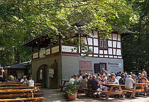 餐馆,施佩萨特,弗兰克尼亚,巴伐利亚,德国,欧洲