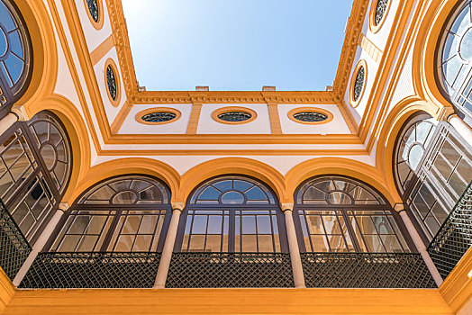 西班牙塞维利亚王宫阿拉伯风格建筑