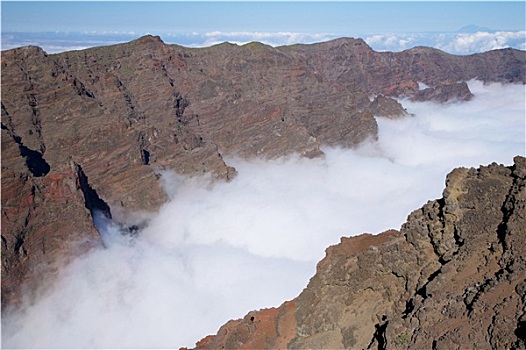 火山口,风景,帕尔玛