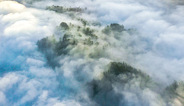 武陵山区清晨美景