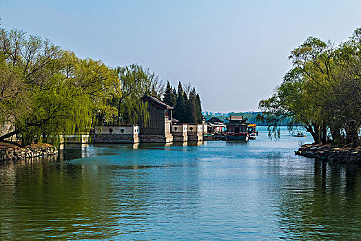 北京市颐和园建筑景观