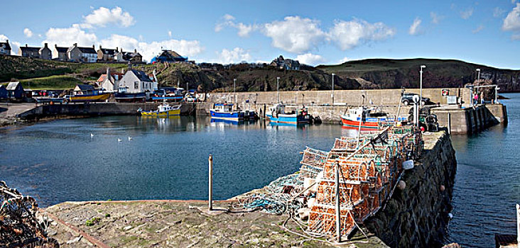 捕鱼,供给,码头,头部,苏格兰边境,苏格兰