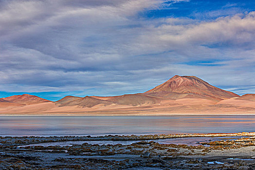 彩色,超现实,风景,高原,区域,玻利维亚