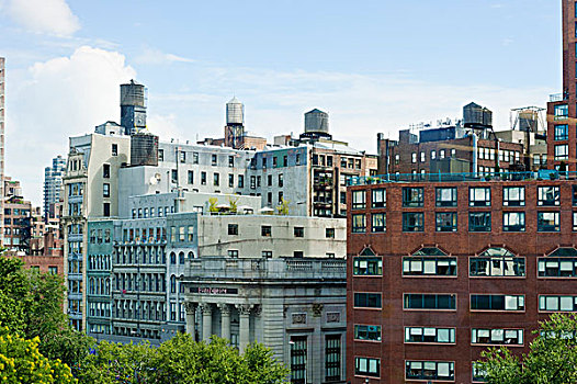 联合广场,靠近,建筑,曼哈顿,纽约,美国