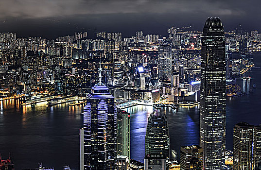 香港城市夜景