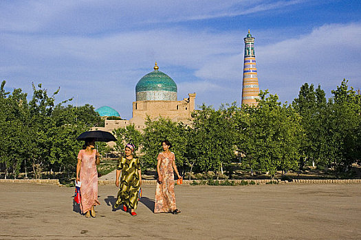老,希瓦,乌兹别克斯坦
