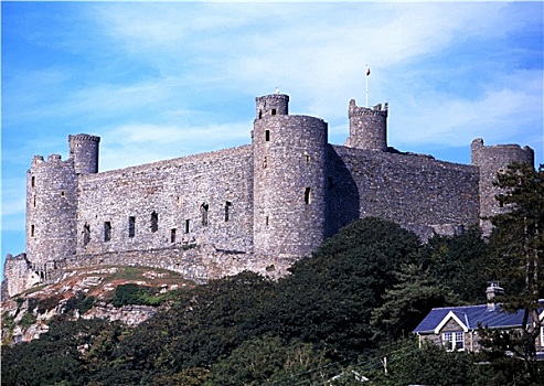 城堡,威尔士