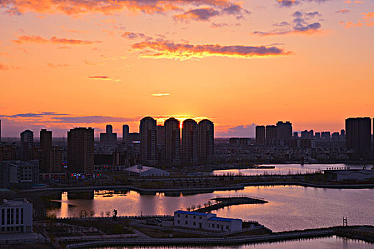 大庆城市夜景