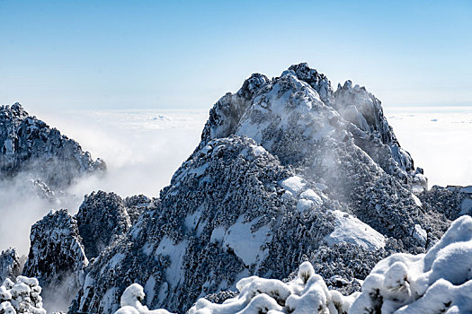 安徽黄山自然风光