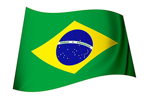 绿色,黄色,巴西,旗帜,象征,地球,星