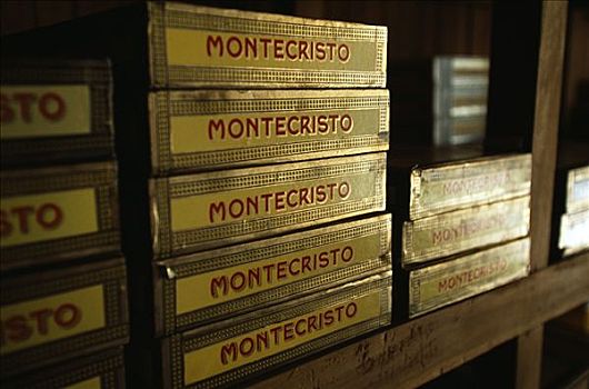 盒子,雪茄,一堆,哈瓦那老城,老哈瓦那,世界遗产