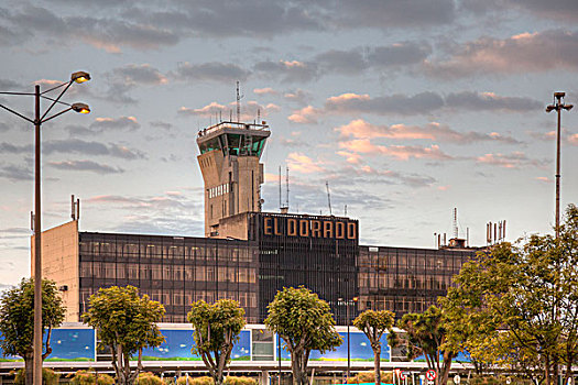 塔,航站楼,波哥大,机场,哥伦比亚,南美