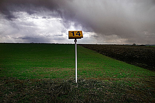 数字,中间,孤单,地点,风暴,天气,匈牙利