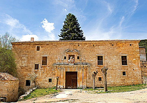 遗址,寺院,布尔戈斯省,卡斯提尔,西班牙,欧洲