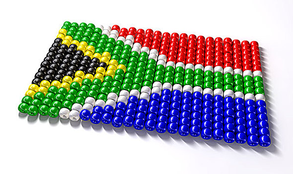 南非,祖鲁族,珠子,旗帜