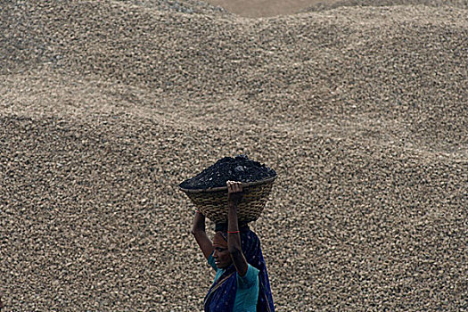 劳工,煤,船,堆积,市场,达卡,孟加拉,一月,2006年