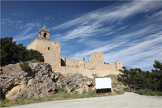 摩尔风格,要塞,阿尔卡萨瓦城堡,安提奎尔,安达卢西亚,西班牙