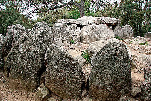 巨石墓,靠近,加泰罗尼亚,西班牙