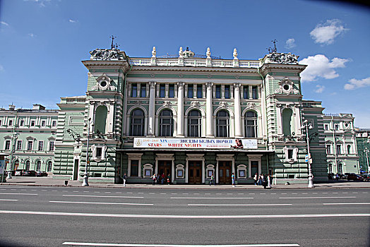 剧院,圣彼得堡,俄罗斯,艺术家