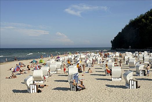 海滩,塞林,梅克伦堡前波莫瑞州,德国