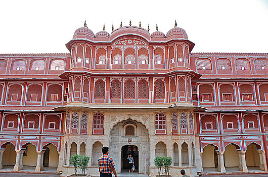 城市宫殿,斋浦尔,印度