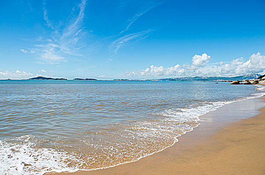 海滩,海洋,白天,放松,风景