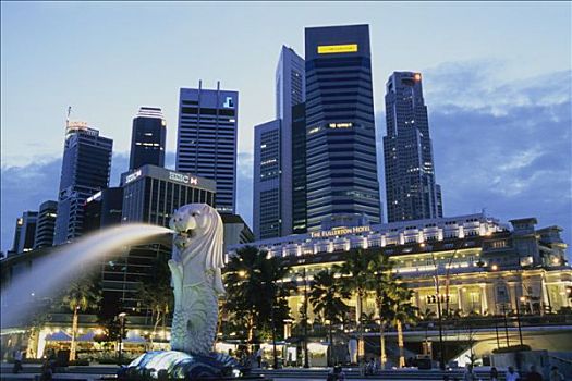 新加坡,鱼尾狮,中央商务区
