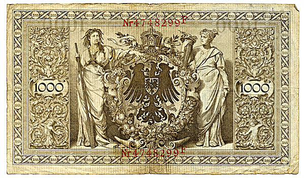 背影,货币,德国,欧洲