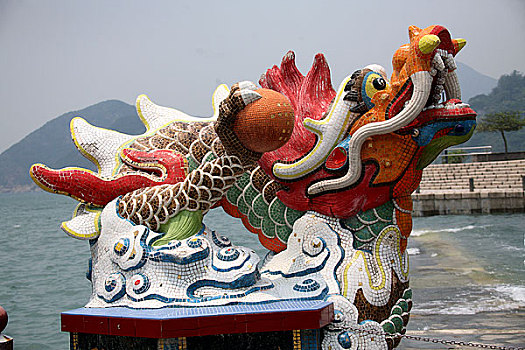 中国香港浅水湾雕塑