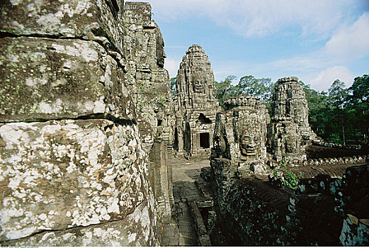 吴哥窟,巴雍寺,柬埔寨