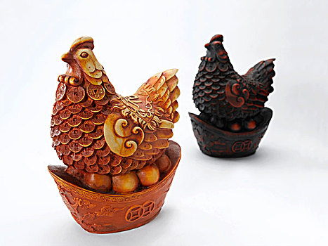 母鸡,中国,艺术