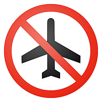 飞机,交通标志,圆,交叉,室外