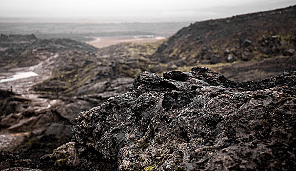 火山岩,荒芜,环境,冰岛